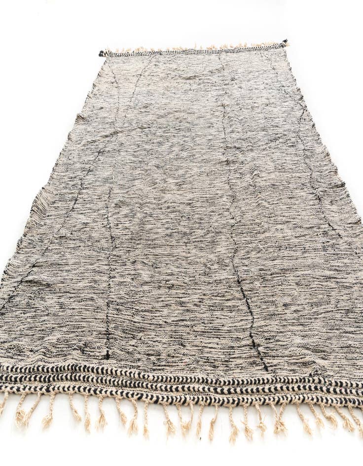 Detail image of  9' 6 x 12' 9  Hand Knotted Moroccan Wool Rug