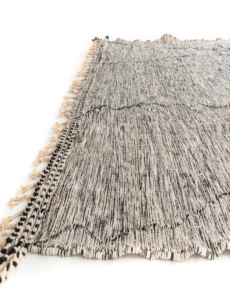 Detail image of  9' 6 x 12' 9  Hand Knotted Moroccan Wool Rug