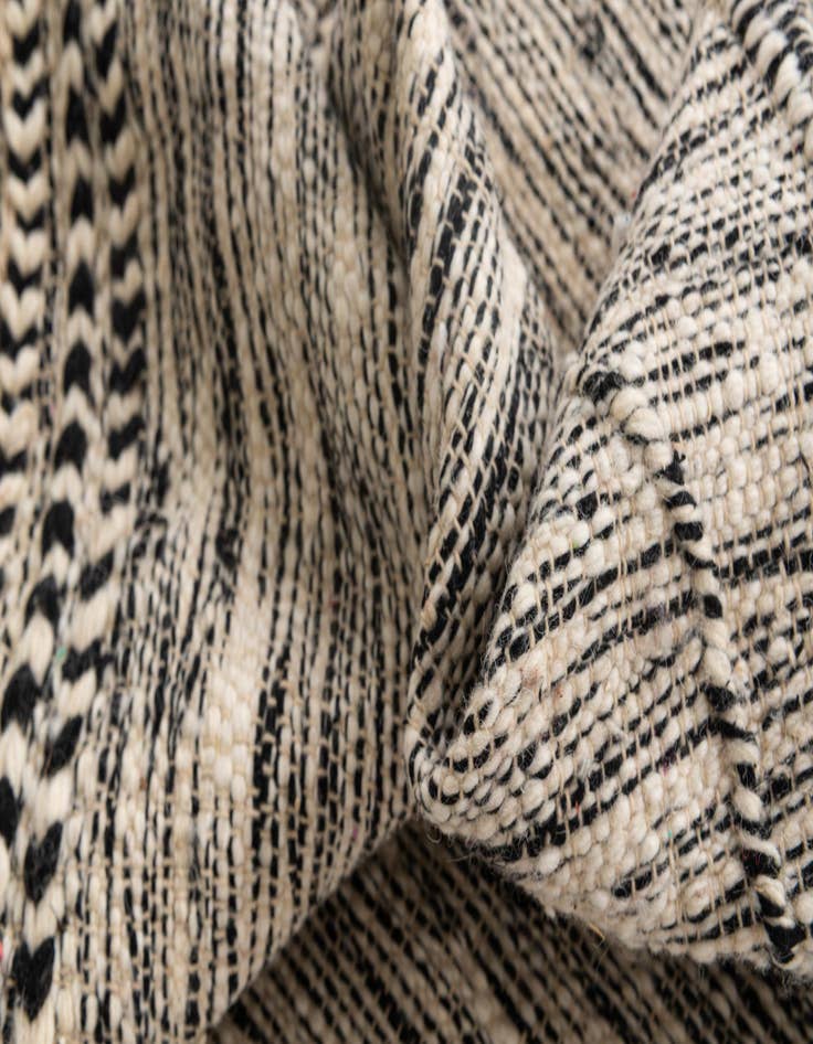 Detail image of  9' 6 x 12' 9  Hand Knotted Moroccan Wool Rug