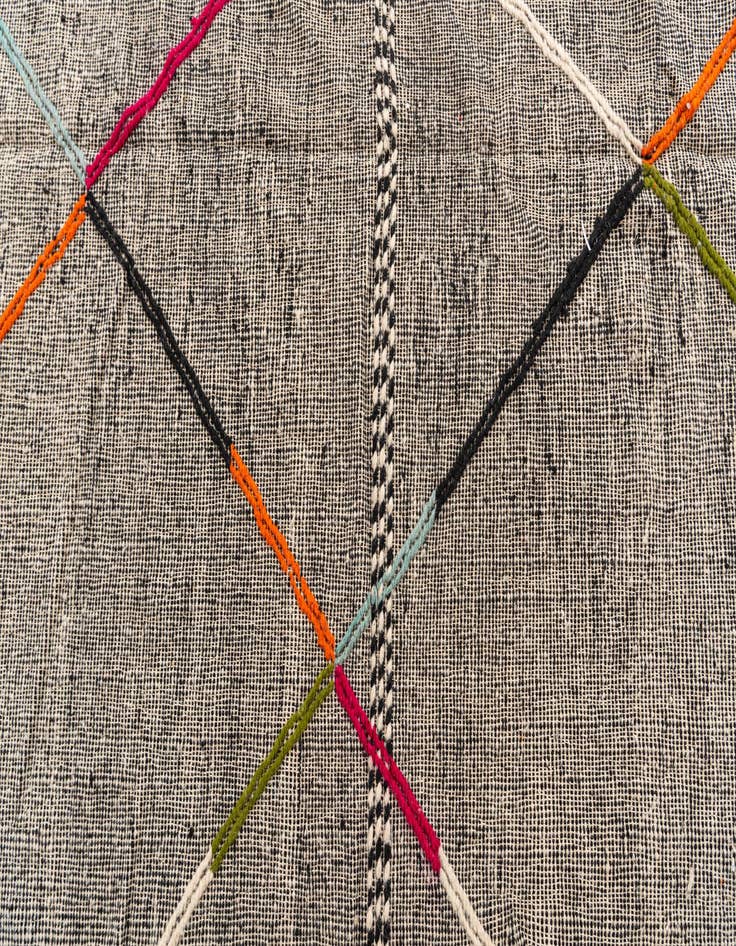 Detail image of  8' x 11' 6  Hand Knotted Moroccan Wool Rug