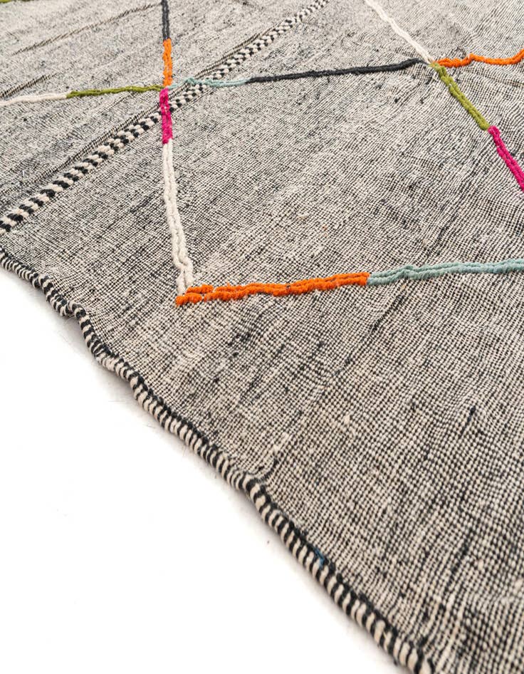 Detail image of  8' x 11' 6  Hand Knotted Moroccan Wool Rug