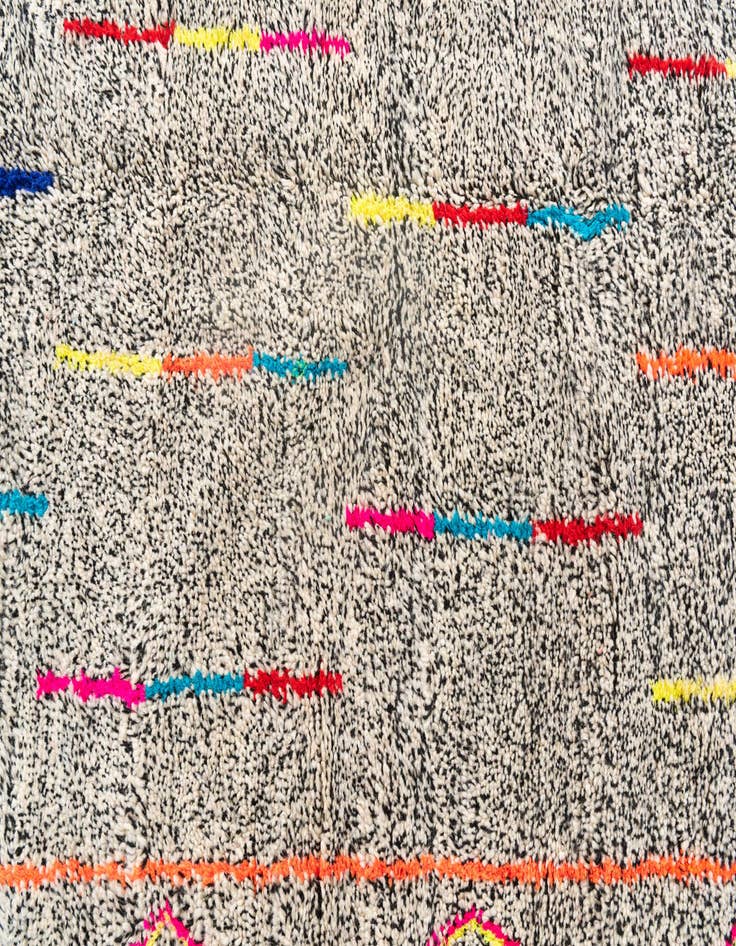 Detail image of  5' x 6' 7  Hand Knotted Moroccan Wool Rug