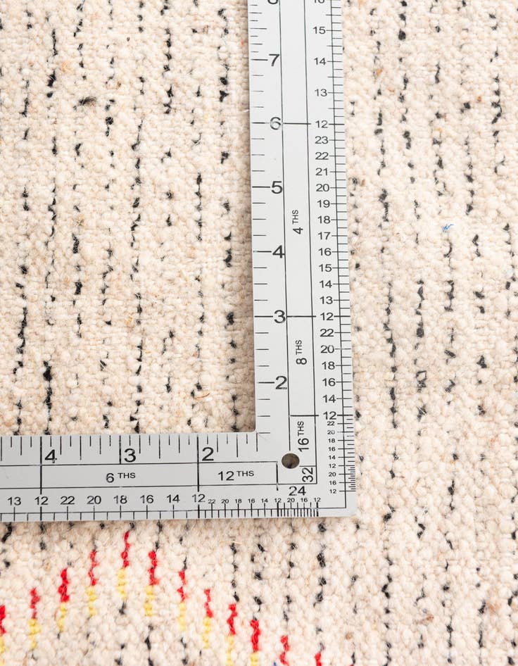 Detail image of  5' x 6' 6  Hand Knotted Moroccan Wool Rug