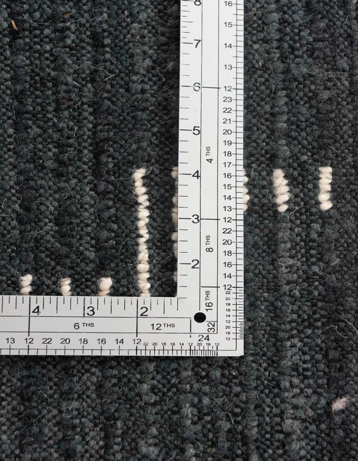 Detail image of  5' 2 x 8' 3  Hand Knotted Moroccan Wool Rug