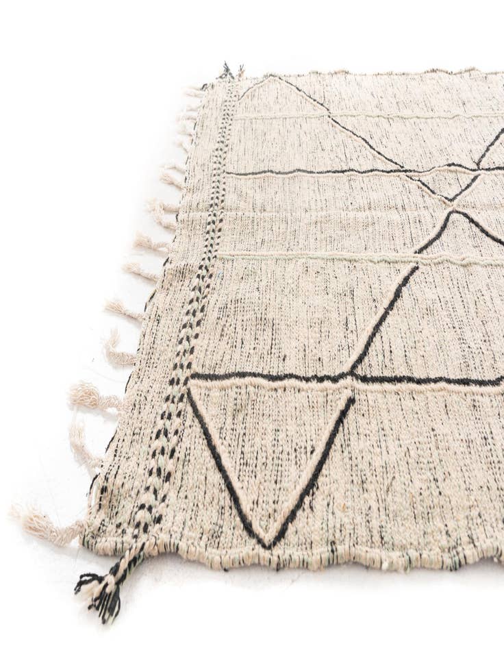 Detail image of  5' x 8' 3  Hand Knotted Moroccan Wool Rug