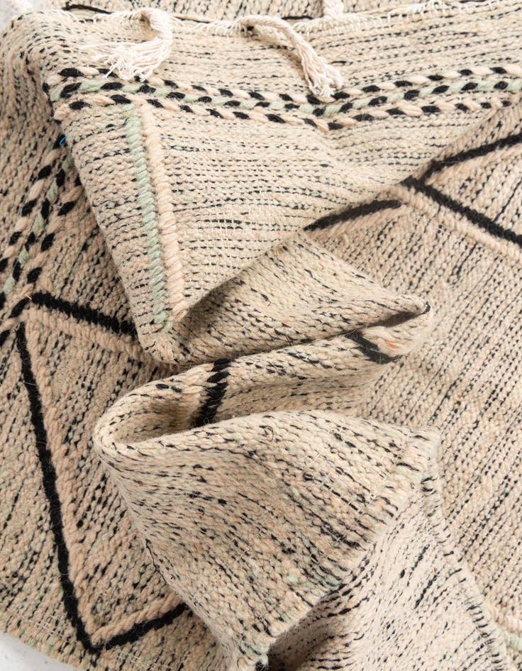 Detail image of  5' x 8' 3  Hand Knotted Moroccan Wool Rug