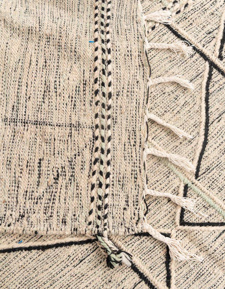 Detail image of  5' x 8' 3  Hand Knotted Moroccan Wool Rug