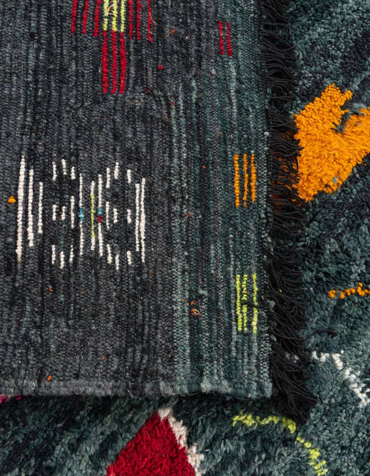 Detail image of  5' x 7' 7  Hand Knotted Moroccan Wool Rug