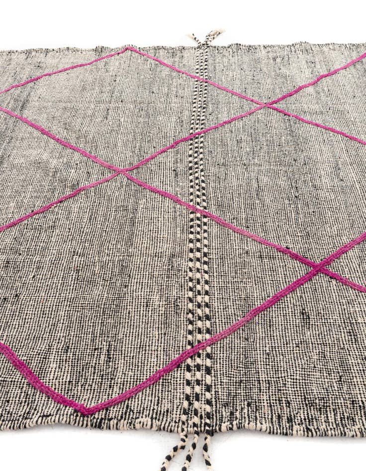 Detail image of  7' 9 x 11' 4  Hand Knotted Moroccan Wool Rug