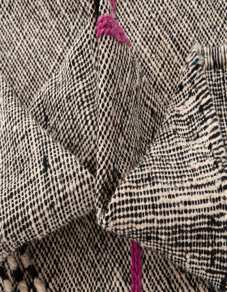 Detail image of  7' 9 x 11' 4  Hand Knotted Moroccan Wool Rug