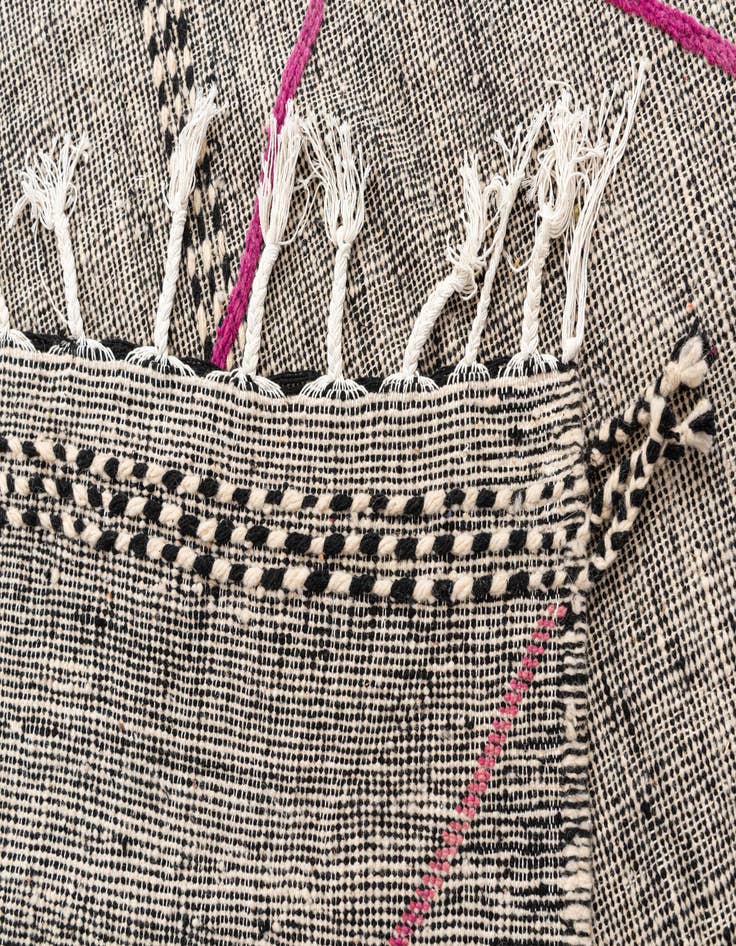 Detail image of  7' 9 x 11' 4  Hand Knotted Moroccan Wool Rug