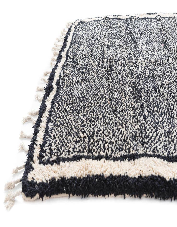 Detail image of  5' 2 x 9'  Hand Knotted Moroccan Wool Rug