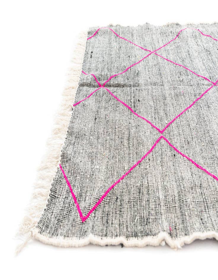 Detail image of  5' x 7' 8  Hand Knotted Moroccan Wool Rug