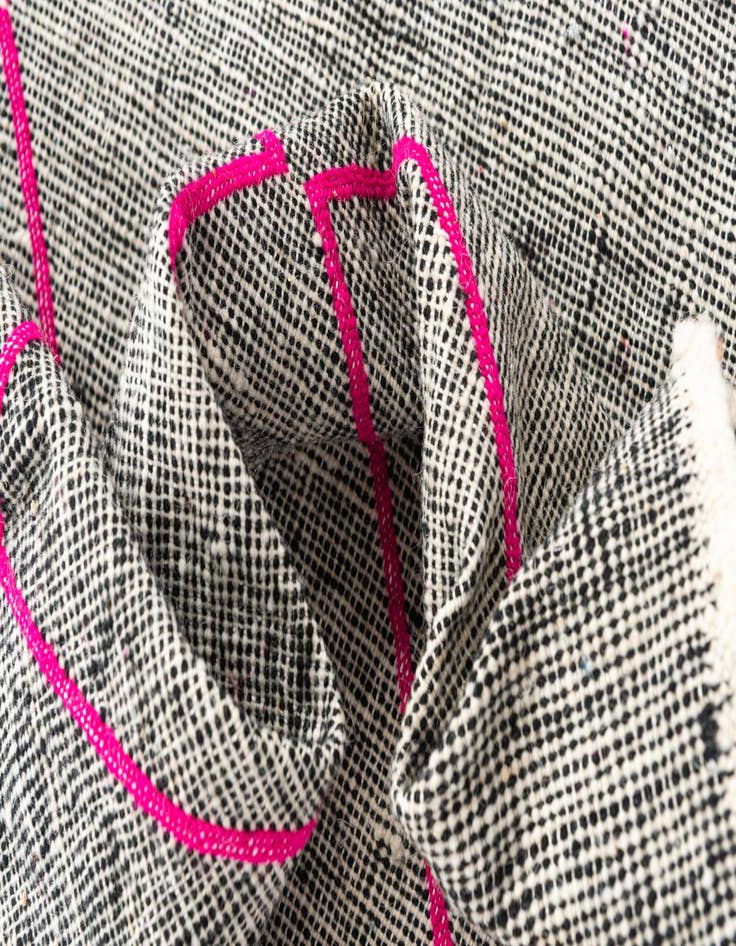 Detail image of  5' x 7' 8  Hand Knotted Moroccan Wool Rug