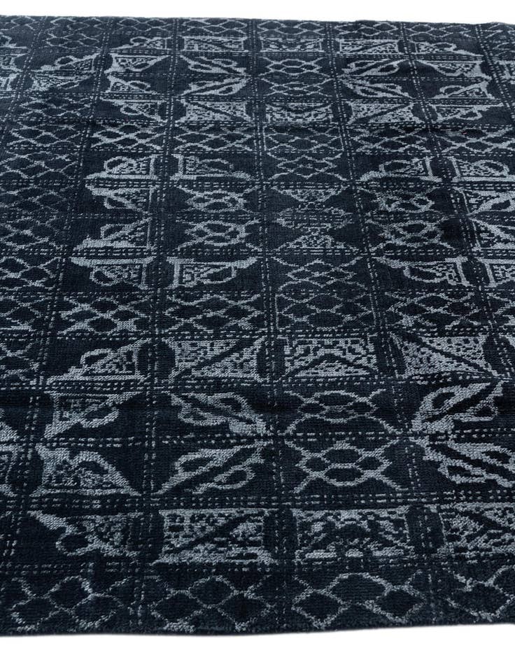 Detail image of  6' x 9'  Hand Knotted Moroccan Rug