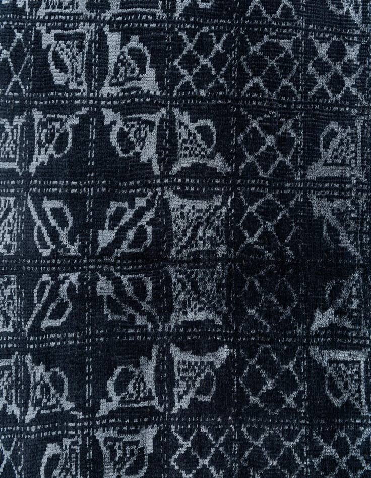 Detail image of  5' 10 x 8' 10  Hand Knotted Moroccan Rug