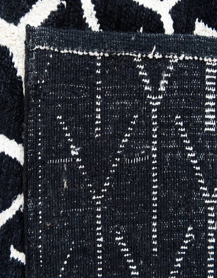 Detail image of  5' 10 x 8' 2  Hand Knotted Moroccan Wool Rug