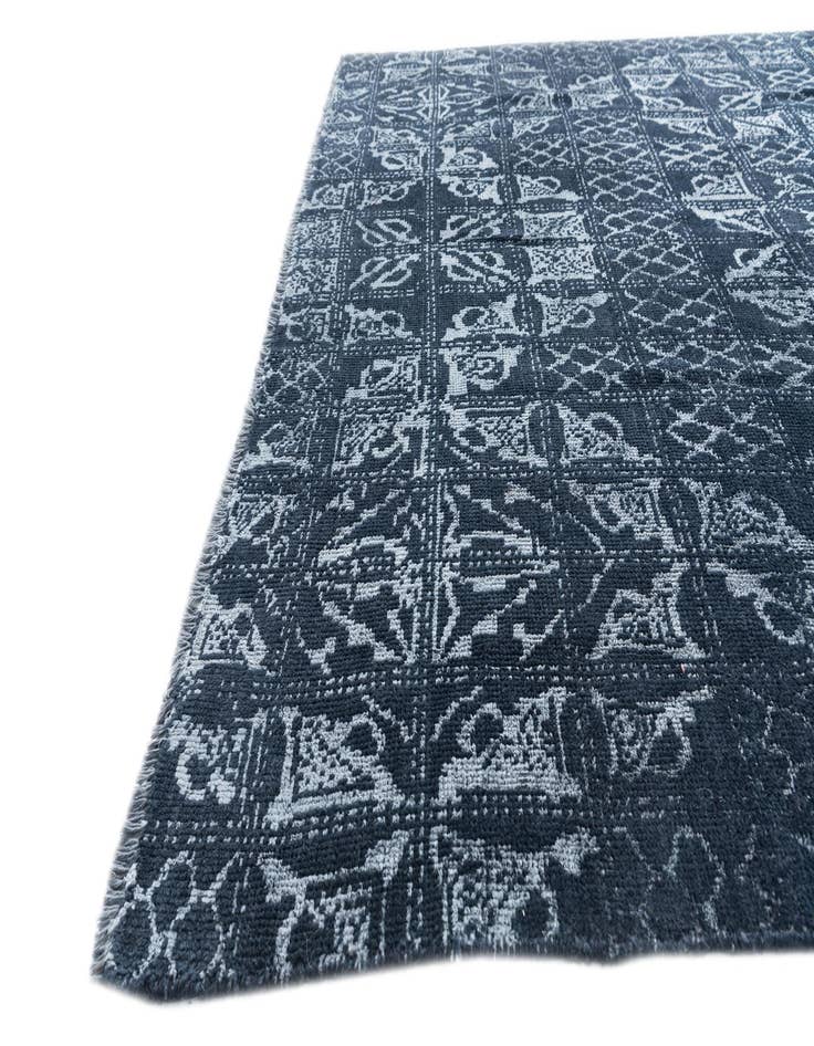 Detail image of  5' 10 x 9'  Hand Knotted Moroccan Rug