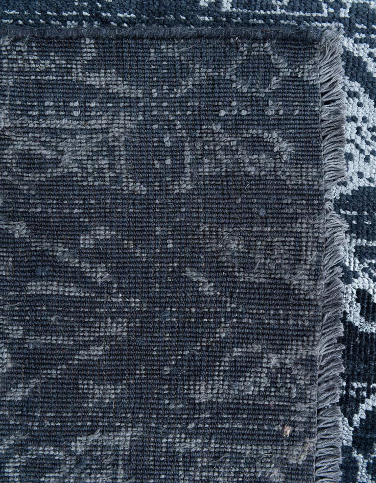 Detail image of  5' 10 x 9'  Hand Knotted Moroccan Rug