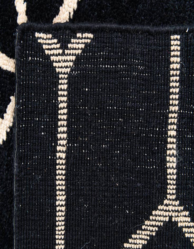 Detail image of  6' 8 x 10' 4  Hand Knotted Moroccan Wool Rug