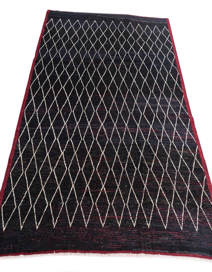 Detail image of  8' 7 x 10' 3  Hand Knotted Moroccan Wool Rug