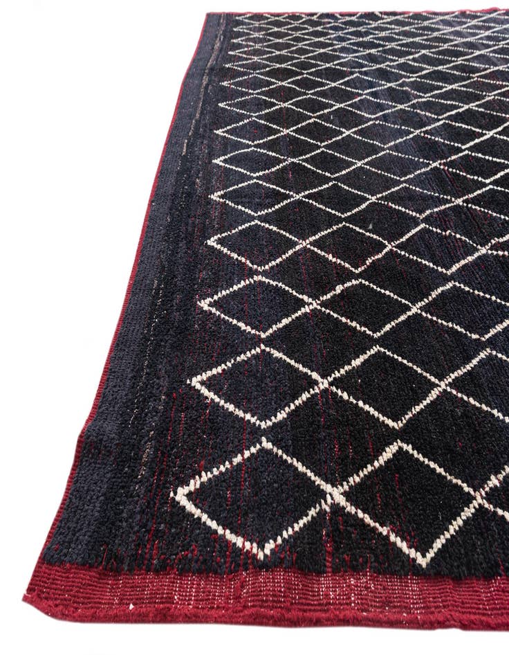Detail image of  8' 7 x 10' 3  Hand Knotted Moroccan Wool Rug