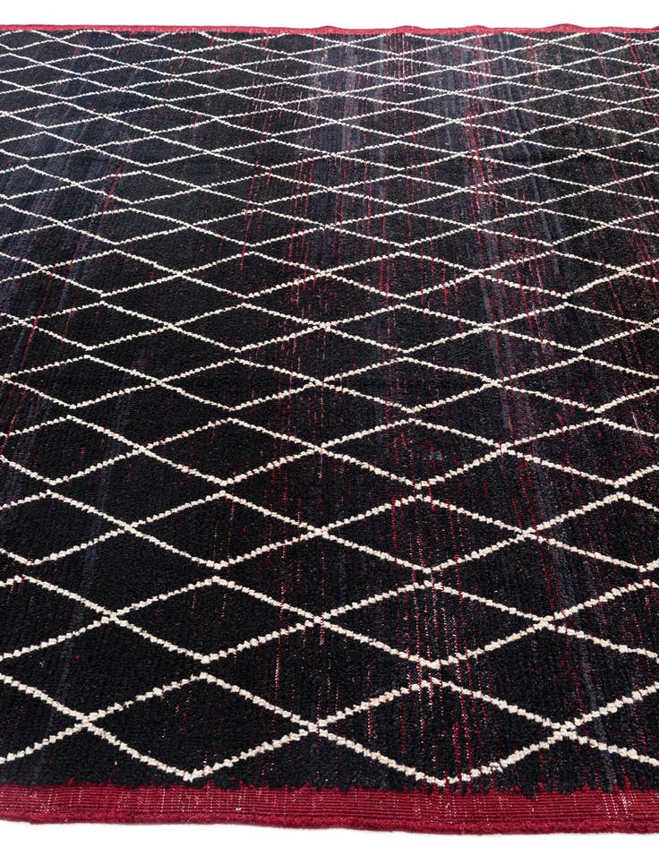 Detail image of  8' 7 x 10' 3  Hand Knotted Moroccan Wool Rug