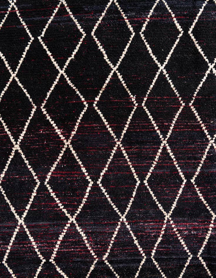 Detail image of  8' 7 x 10' 3  Hand Knotted Moroccan Wool Rug