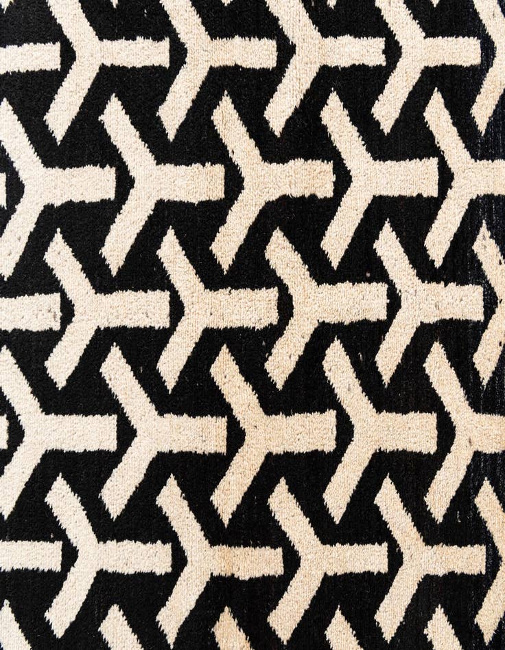 Detail image of  9' 2 x 12'  Hand Knotted Moroccan Wool Rug