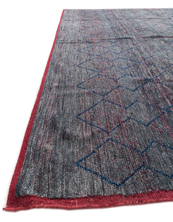Detail image of  10' 4 x 14' 4  Hand Knotted Moroccan Wool Rug