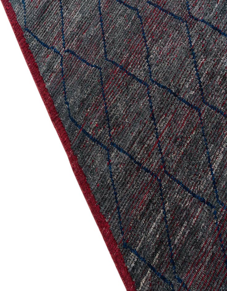 Detail image of  10' 4 x 14' 4  Hand Knotted Moroccan Wool Rug