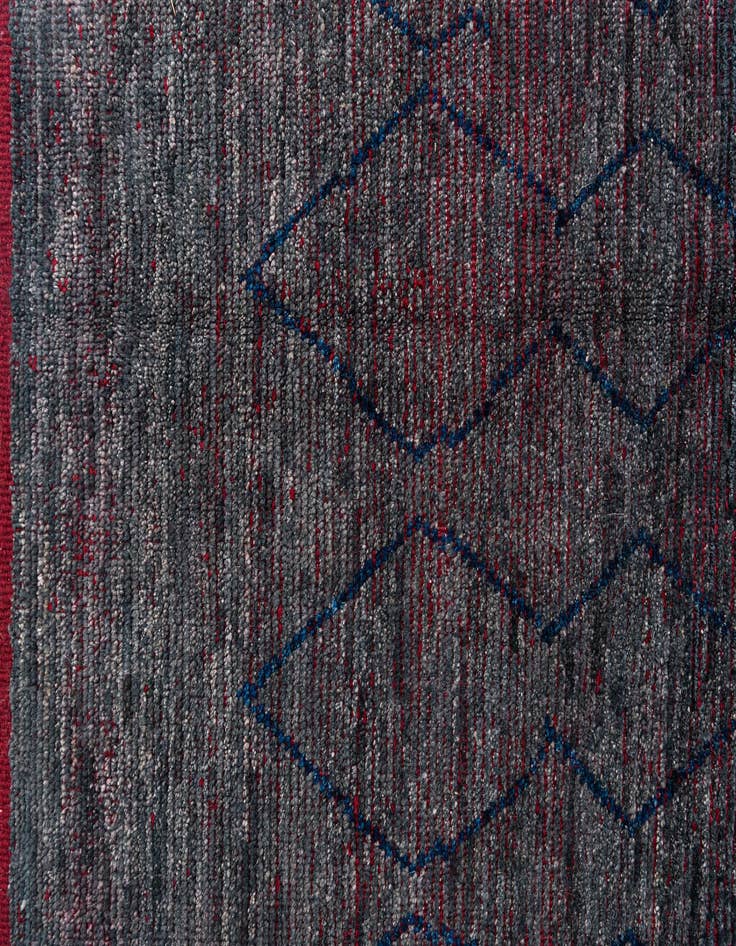 Detail image of  10' 4 x 14' 4  Hand Knotted Moroccan Wool Rug