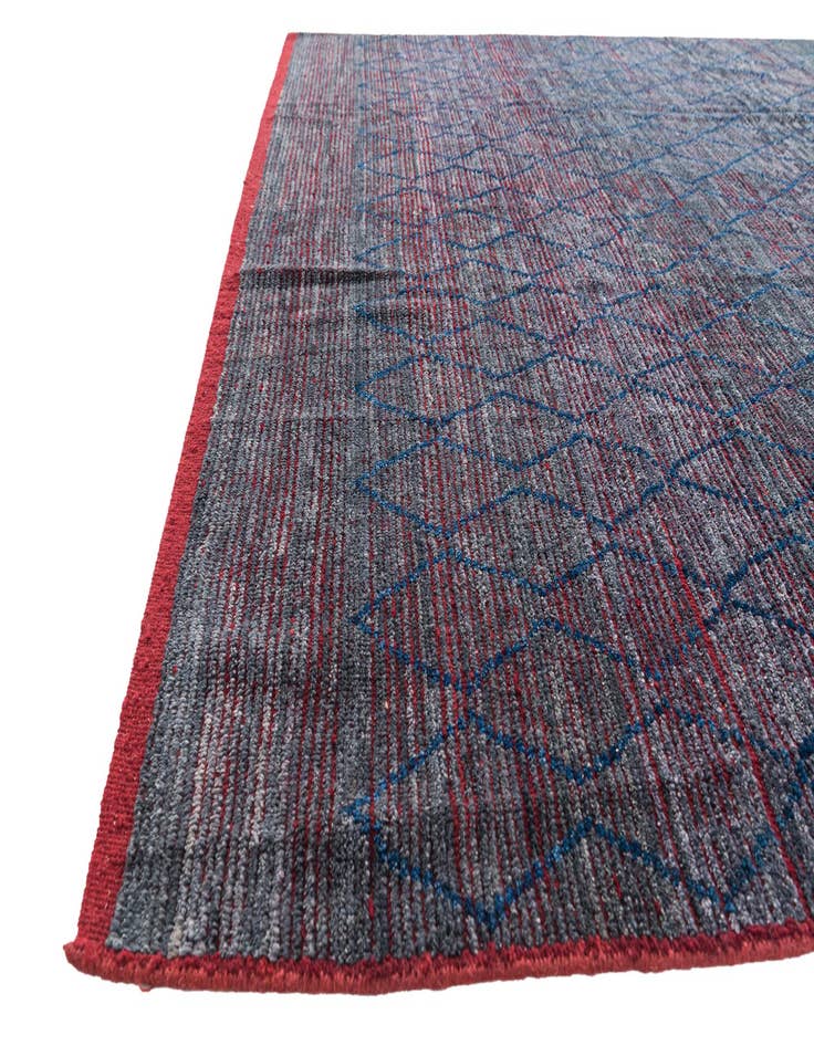Detail image of  8' 5 x 10' 6  Hand Knotted Moroccan Wool Rug