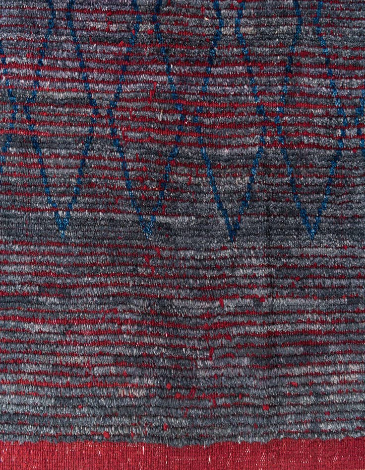 Detail image of  8' 5 x 10' 6  Hand Knotted Moroccan Wool Rug