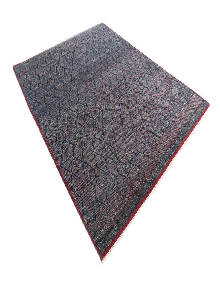 Detail image of  8' 5 x 10' 5  Hand Knotted Moroccan Wool Rug