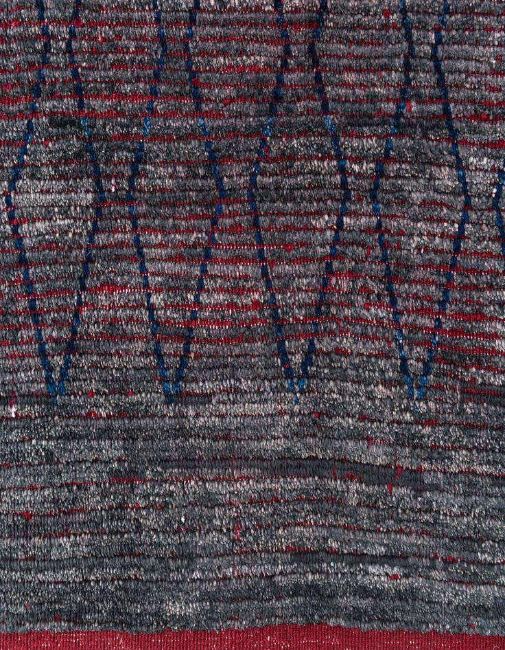Detail image of  8' 5 x 10' 5  Hand Knotted Moroccan Wool Rug