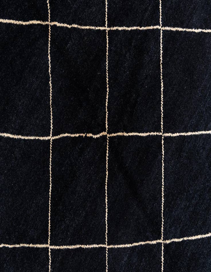 Detail image of  5' 7 x 8' 4  Hand Knotted Moroccan Wool Rug