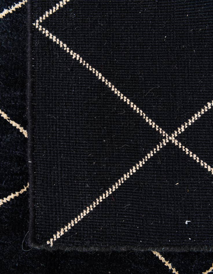 Detail image of  5' 7 x 8' 4  Hand Knotted Moroccan Wool Rug