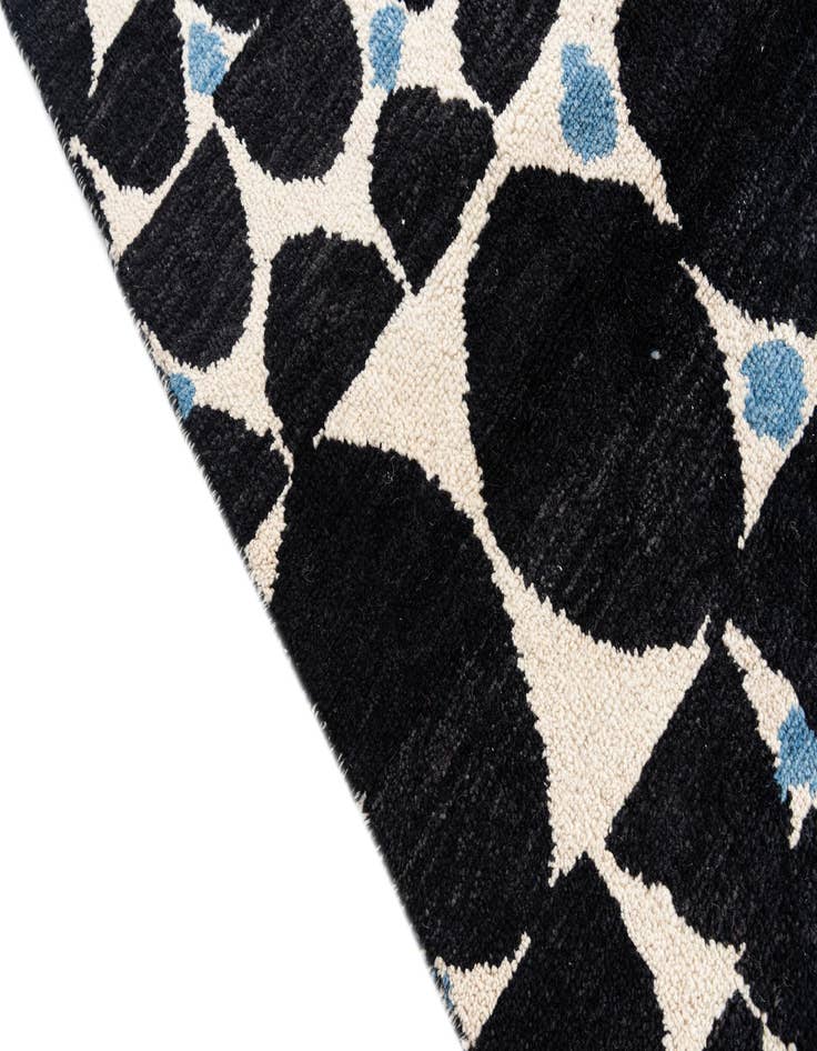 Detail image of  5' 8 x 8' 3  Hand Knotted Moroccan Wool Rug