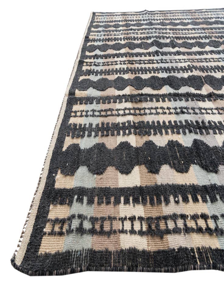 Detail image of  7' 9 x 10' 6  Hand Knotted Moroccan Wool Rug