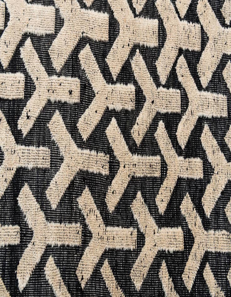 Detail image of  9' 1 x 11' 10  Hand Knotted Moroccan Wool Rug