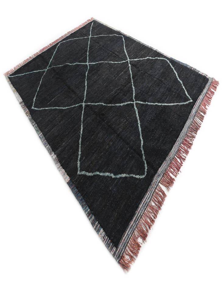 Detail image of  9' 2 x 12' 1  Hand Knotted Moroccan Wool Rug