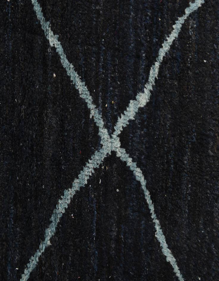 Detail image of  9' 2 x 12' 1  Hand Knotted Moroccan Wool Rug