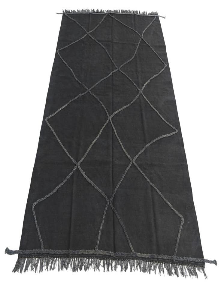 Detail image of  5' 7 x 7' 7  Hand Knotted Moroccan Wool Rug