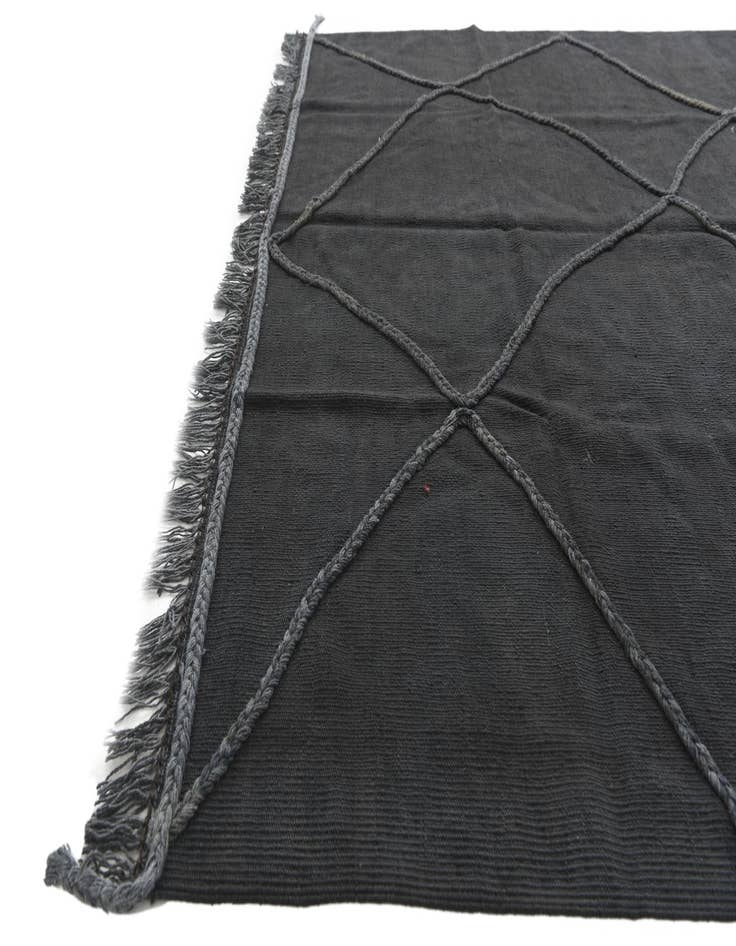 Detail image of  5' 7 x 7' 7  Hand Knotted Moroccan Wool Rug