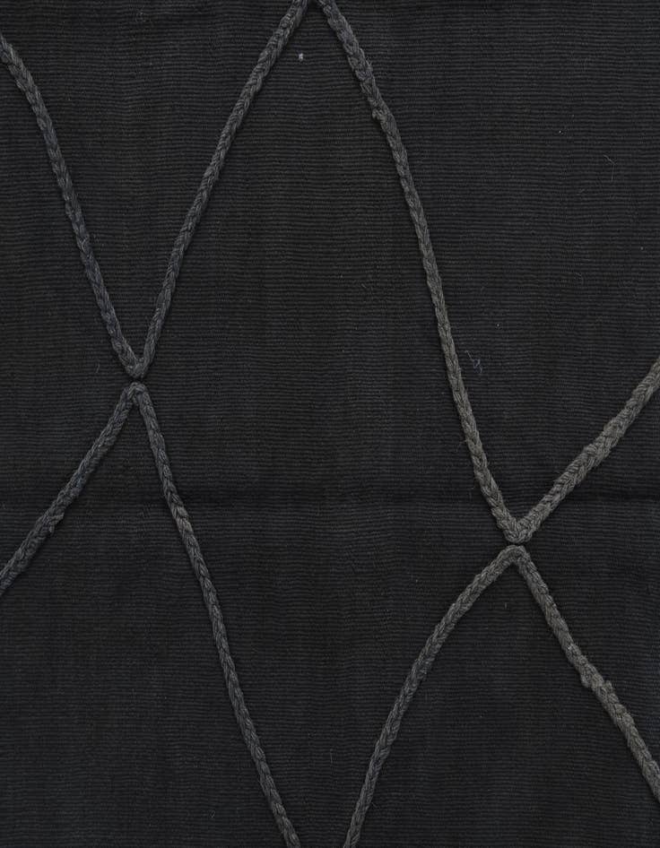 Detail image of  5' 7 x 7' 7  Hand Knotted Moroccan Wool Rug