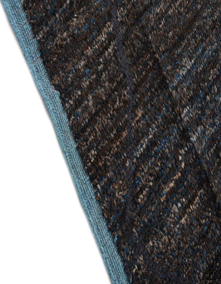 Detail image of  9' 1 x 12' 5  Hand Knotted Moroccan Wool Rug