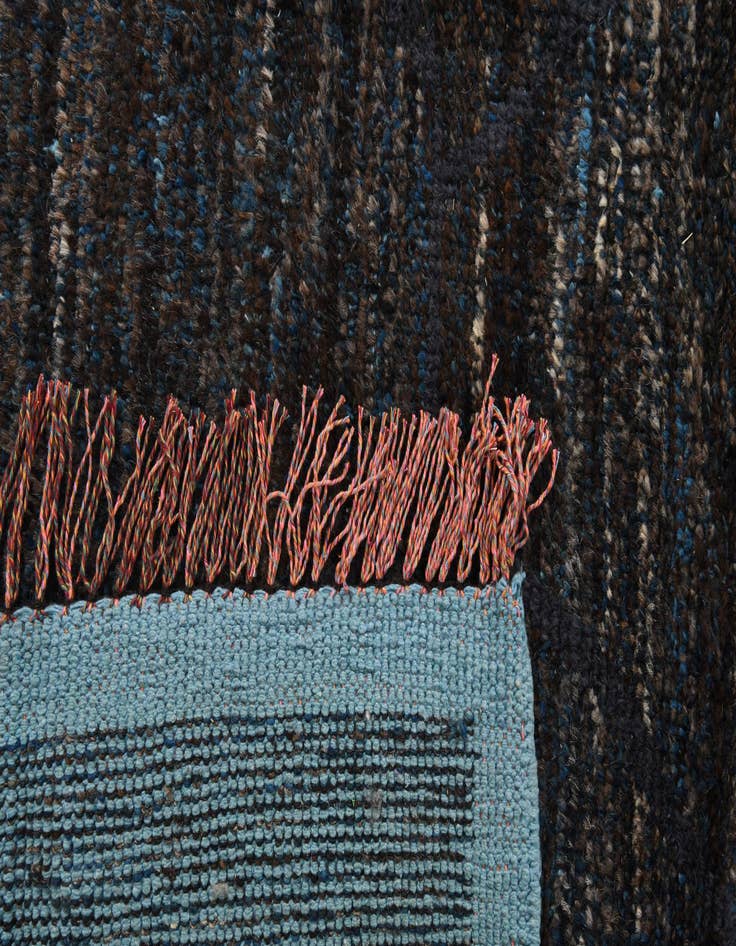 Detail image of  9' 1 x 12' 5  Hand Knotted Moroccan Wool Rug