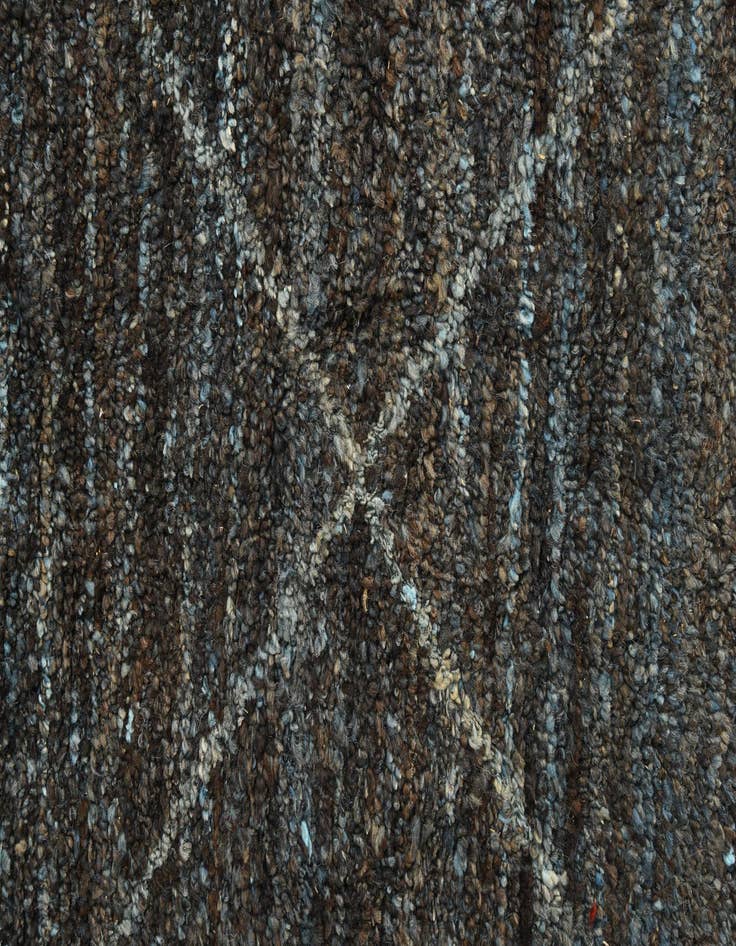 Detail image of  9' 2 x 12' 9  Hand Knotted Moroccan Wool Rug
