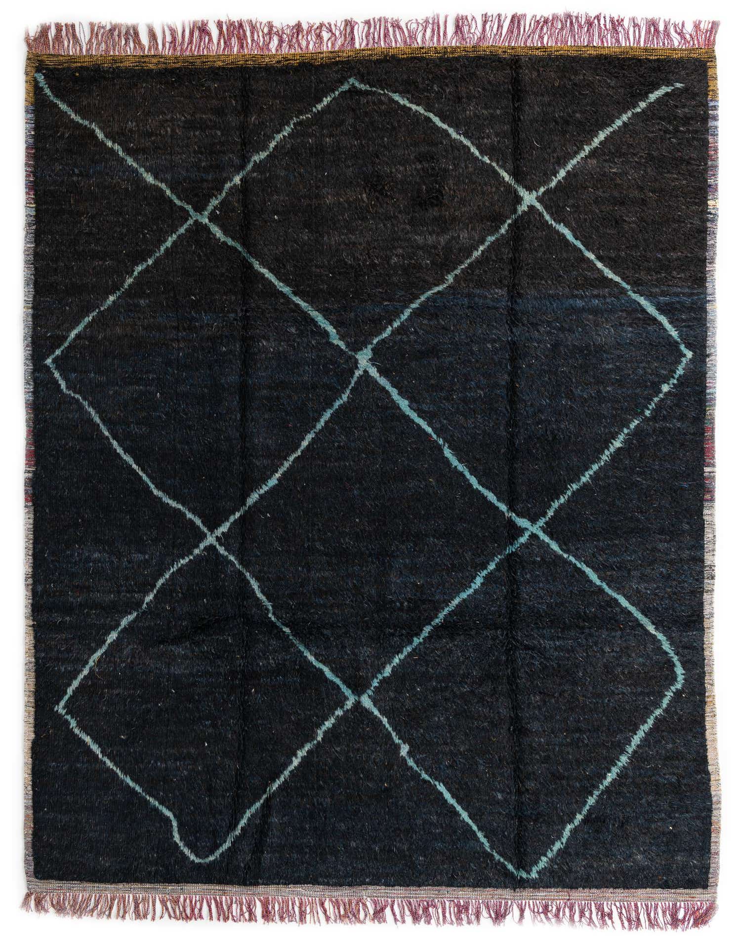 Primary image of  9' 5 x 12'  Hand Knotted Moroccan Wool Rug
